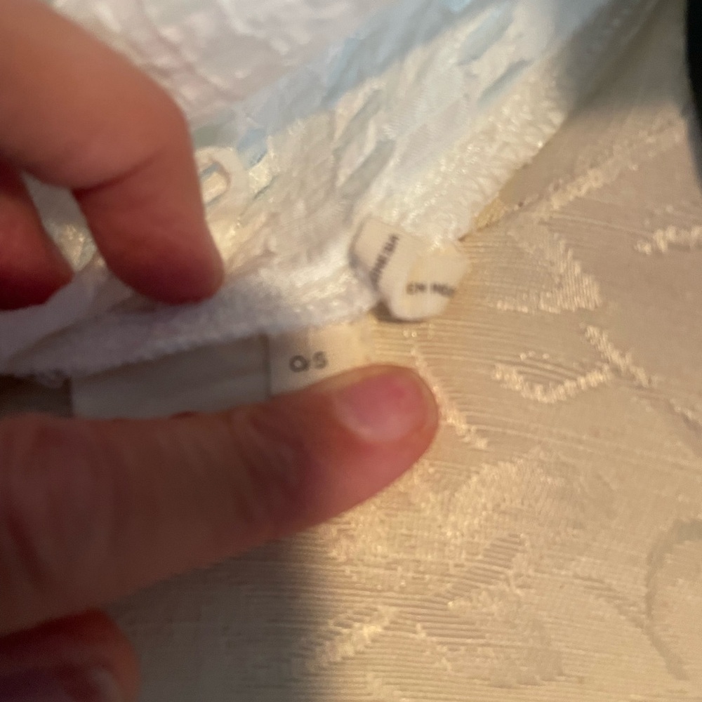 Anthropologie Floreat White Off-Shoulder Long Sleeve Blouse - Picture 2 of 5